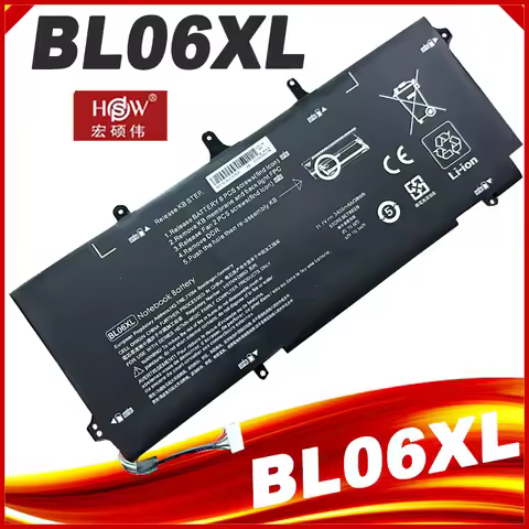 BL06XL 11.1V 42WH Laptop Battery For HP EliteBook Folio 1040 G0 G1 G2 HSTNN-DB5D W02C BL06O42XL 7222