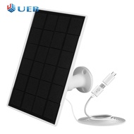 5V 10W Solar Panel 360 Adjustable Mounting 4000mAh Camera Solar Panel 9.8Ft Charging Cable for Outdo