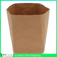 Bjiax Kraft Paper Food Storage Bags Washed Bag Practical for Vegetables Household Sundries