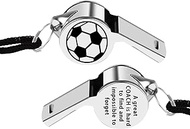 FAADBUK Soccer Coach Whistles A Great Coach is Hard to Find and Impossible to Forget Whistles with Lanyard Thank You Gift for Soccer Coach Referees