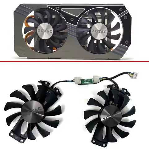 Cooling Fan 75MM 4PIN GA81S2U For ZOTAC GTX950 960 GTX970 1060Ti PCI-EDC GTX950 GTX960 Graphics Card
