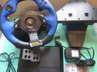 羅技 力回饋 震動DRIVING  FORCE 方向盤 PS2  PC 都可使用