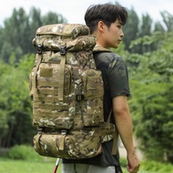 80L Oxford Cloth Outdoor Backpack Camouflage Hiking Backpack Climbing Men Camping Trip
