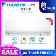 ✲DAIKIN R32 Standard Inverter with Gin-ION Blue Filter Air Conditioner 4 Star Energy Saving FTKF Model Air Cond / 1.0HP