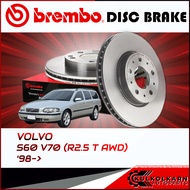 จานเบรก VOLVO S60 V70 (R2.5 T AWD) (HC) 98-> (09 8614 11)(09 8615 11)