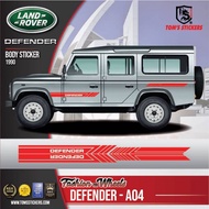 LAND ROVER DEFENDER CAR BODY STICKER SET DEFENDER - A04