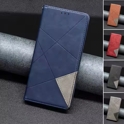 On For Samsung Galaxy S25 Edge Case Magnetic Wallet Leather Flip Phone Cover For Samsung S25 FE S25E