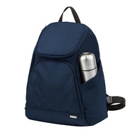 Travelon Classic Plain Surface Cut-Resistant Steel Mesh Backpack Dark Blue TL-42310 Anti-Theft Travel Leisure Hiking