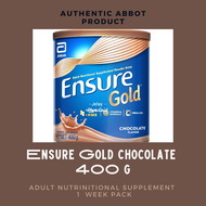 Ensure Gold Chocolate 400grams (1 week supply). for adult and senior milk supplements.