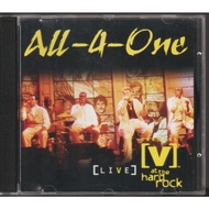 CD ALL 4 ONE : LIVE AT THE HARD ROCK ( ORIGINAL CD PRELOVED )