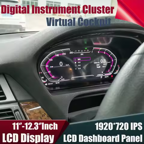 12.3''Inch Digital Instrument Gauge Cluster For BMW E70 E71 X5 X6 Speedometer Virtual Cockpit LCD Di
