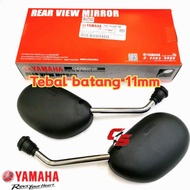 YAMAHA THAILAND ORIGINAL SIDE MIRROR SPARK LC135 (tebal batang chrome) Y110 RXZ SRL115 Y15ZR EGO AVA