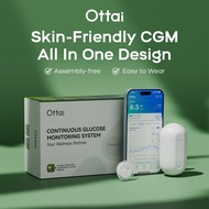 1pc ottai comfort version CGM Continuous Glucose Monitor System 24h Real-time Blood Sugar Test No Fi