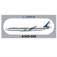 R RBF THAI AIR FORCE A340-500 20X8.8CM STI S-R-A345-HS