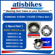 SKF ( FIBRE ) YAMAHA Y15ZR ( 8pcs/Set-C3 ) Motorcycle Engine Set Bearings 6003C3 6004C3 6202C3 6203C