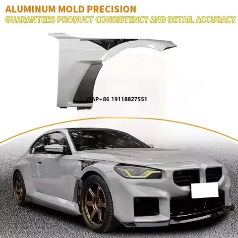 For 2 Series M2 G87 Restyling Alpha N Style Dry Carbon Fiber Side Front Fenders