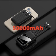 Mini PowerBank Fast Charging 10000 mAh power bank Portable Lanyard Design Dual Torch ，50000mAh/10000