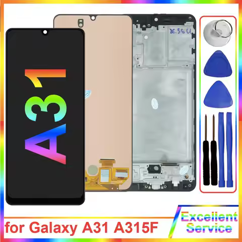 6.4'' AMOLED LCD for Samsung Galaxy A31 LCD Display Touch Screen Digitizer Replacement for Samsung A