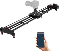 GVM 48"/120cm Motorized Camera Slider, APP Professional Carbon Fiber Dolly Rail Camera Slider, Motor