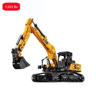 SEMBO BLOCK 1022pcs Excavator รุ่น Building Blocks MOC City ก่อสร้างวิศวกรรมยานพาหนะอิฐของเล่นเพื่อก