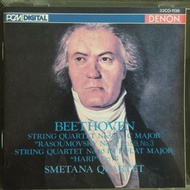 DENON．BEETHOVEN - string Quartet 精選 CD (86年 日本天龍濛字版) 3300yen