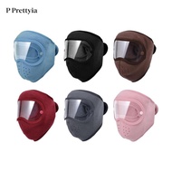 [P Prettyia] Warm Ski Mask, Reusable Sports Face Shield, Fleece Face Mask for Cold Weather, for Men 