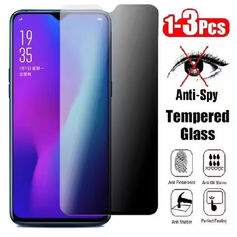 1-3Pcs Privacy Tempered Glass Screen Protector for VIVO Y11 Y10S Y12S Y20 Y90 U20 V20 Y1S Y7S X50e V