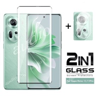 2in1 Hot Bending 3D Screen Protector Tempered Glass For Oppo Reno 12 11 Pro 5G 2024 Screen Protector