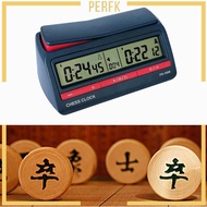 [Perfk] Board Game Clock Chess Clock Electronic Chess Timer Professional Count Up Down Clock Tournam