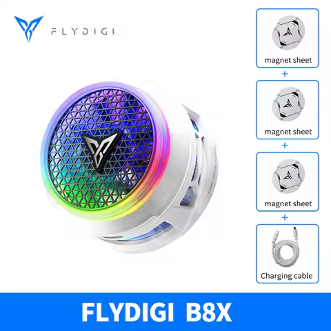 Flydigi B8X Magnetic Phone Cooler Fan Ultra Fast Heat Dissipation Frequency Conversion RGB Radiator 