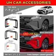 PERODUA MYVI GEN3 MG3 2021-2023 CAR FRONT BUMPER CANARD GARNISH