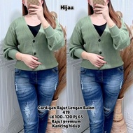 Terlaris Cardy Rajut Lengan Balon 519 Good Quality Happy Shopping