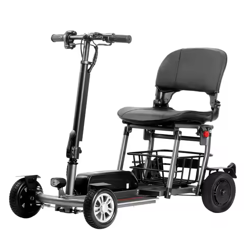 4wheel Mobility Scooter Foldable Electric Scooter for the Elderly and Disabled
