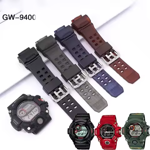 Strap for Casio G-SHOCK GW-9400 Rubber Watch Band Men Replacement Resin Silicone Sport Waterproof Wr