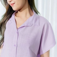 John Merry Linen-Cotton Blend Shirt and Long Pants Set