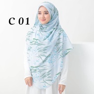 Tudung Bawal chorak Chiffon Voile bidang 60 inci Tudung Bawal Labuh