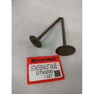 DTM200 ATV 4X4 VALVE INTAKE & EXHAUST SET 21X31.5 KOSOMI
