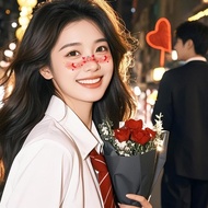 Valentine's Day Makeup Face Stickers Tattoo Stickers Face Makeup Festival Qixi Stickers M0o1