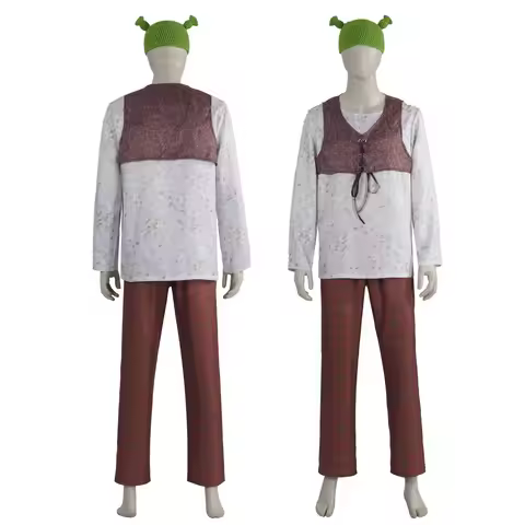 Anime Shrek Cosplay Costume Monster Outfit Halloween Carnival Masquerade Disguise Roleplay Suit