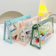 pensel box pencil box aesthetic korean style pencil cas Double Transparent Pencil Case Exam Pencil C
