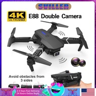 E88 Drone 4K Ultra HD Dual Camera Drone Gps Positioning 1080P WiFi Stabilized Altitude Holding Drone Professional RC Quadcopter