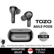 (SG) TOZO Agile Pods Mini True Wireless Earbuds Earphone - Black