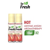 [2 PCS] SO FRESH Long Lasting Warmth Minyak Angin Aromatherapy Isi 2
