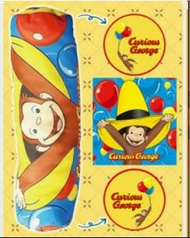 日本直送 Curious George 好奇猴 喬治 特大 60cm 圓柱枕