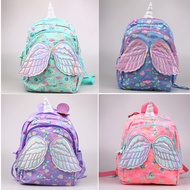 ⭐⭐Australia smiggle Wings Schoolbag Medium Backpack Kindergarten Elementary School Student Cartoon Style Backpack Angel Bag