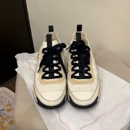 Chanel黑白熊貓運動鞋 超好走 尺吋36