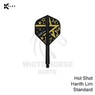 K Flex - Target Darts Hot Shot Harith Lim - Integrated Flights [Standard] - White Horse Darts