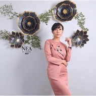 Alyssa Kurung Nude Brown | Baju Kurung Moden | Baju Raya 2017 | Baju Bridesmaids