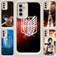 M-112 Attack on Titan White Casing for Samsung S24 A53 A72 A52S A17 A32 A52 A33 A23 A13 A73 M15 S20 