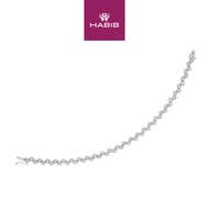 HABIB Diamond Tennis Bracelet in 375/9K White Gold 67794